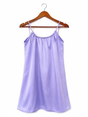 PacSun Lavender Satin Slip Chemise